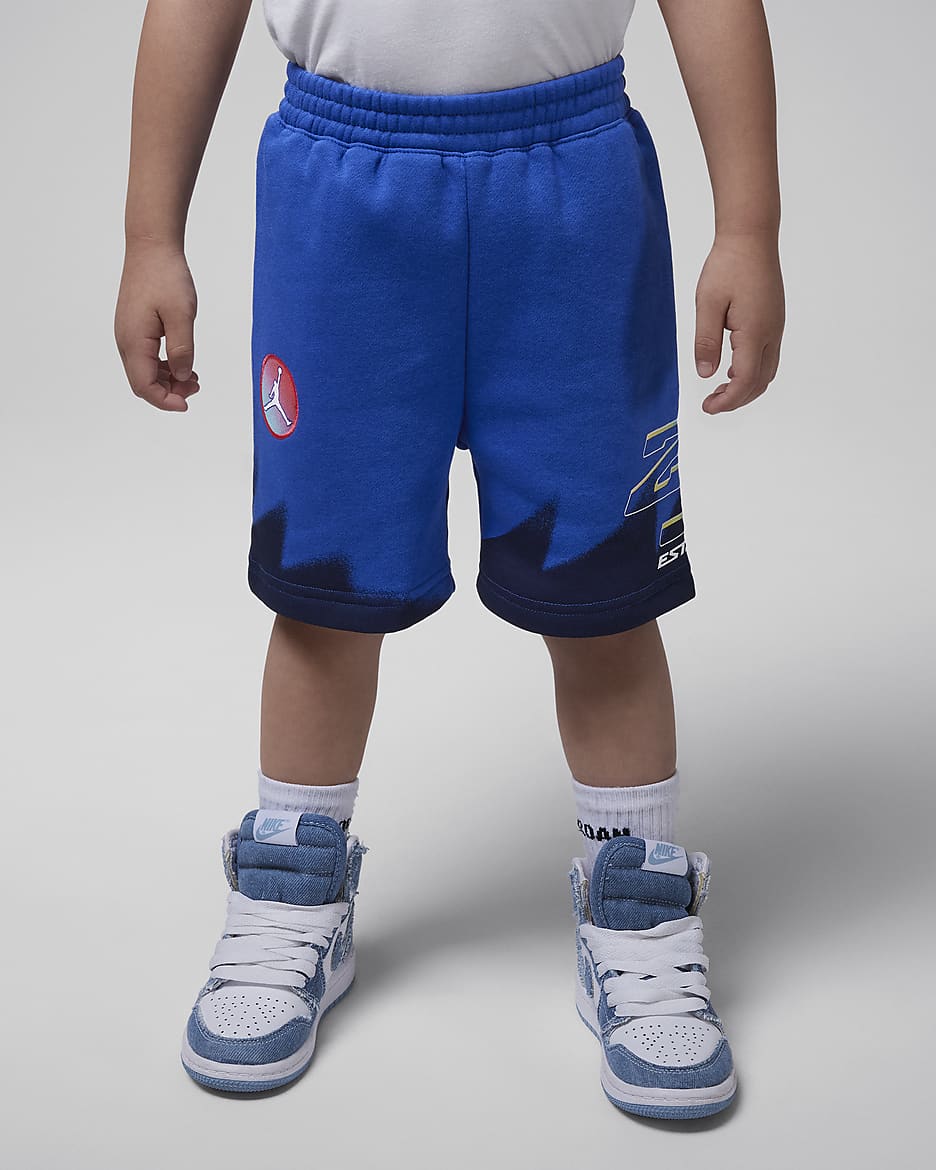 Jordan Mj Moto Toddler Fleece Shorts in Blue Size 3T 75D411 U5H